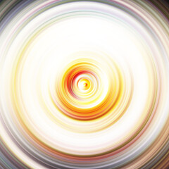 Colorful radial motion effect. Abstract rounded background. Color curves and sphere. Multi color gradient rings and circles wallpaper. Colored texture backdrop and banner.