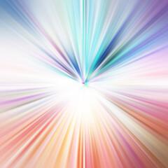 Fototapeta premium Colorful zoom motion effect. Abstract background. Color lines. Colored texture backdrop and banner. Multi color gradient pattern and textured wallpaper.