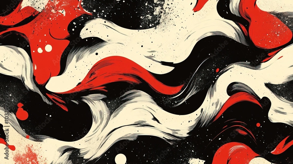 Aufkleber a pattern in which graphic elements create complex compositions