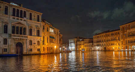 Houses overlooking the Grand Canal in Venice