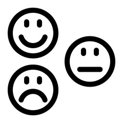 Fototapeta premium emoticon icon