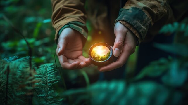 Geocaching Treasure Hunt Embark on a geocaching treasure hunt adventure to search for hidden caches and treasures in your local area Use GPS coordinates and clues to navigate to hidden locations, whe