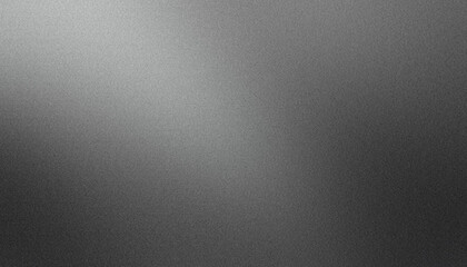 Obraz premium Grainy metallic gradient background fading from light to dark