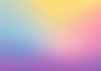 Pastel grainy gradient background purple yellow pink blue noise texture abstract light color gradient banner backdrop design
