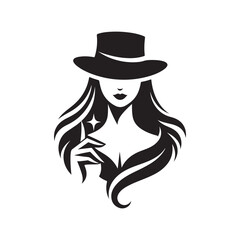 Stunning Female Profile Silhouette Vectors - Ideal for Print and Digital Use