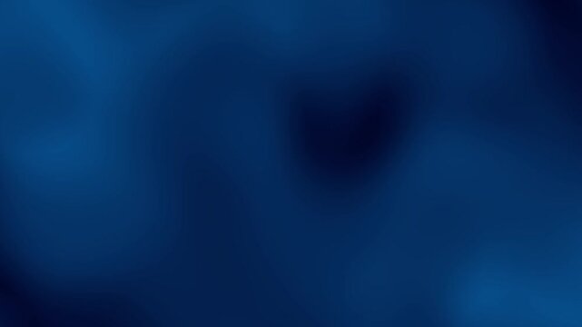 Abstract blurry dark blue fluid motion video background
