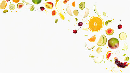 background with fruits