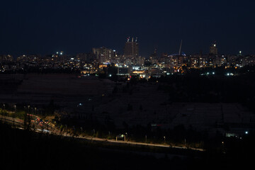 Jerusalem, Israel at Night Time