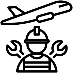 Aircraft Maintenance Icon