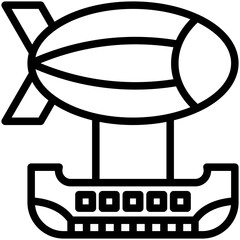 Airship Icon © Mia