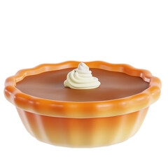 Creamy Sweet Potato Pie with Whipped Topping