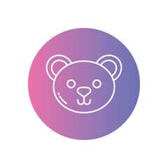 Koala vector icon stock illustration