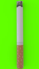 cigarette with green background