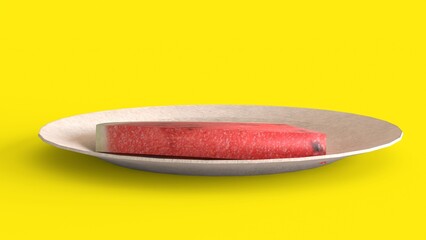 chopped pieces of watermelon