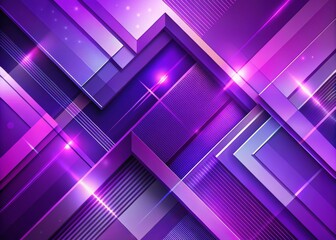 Obraz premium Modern Abstract Geometric Background in Purple Shades