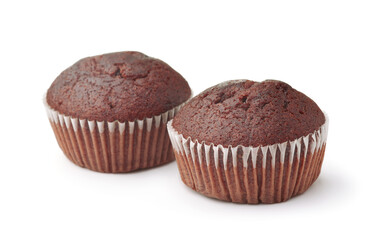 Two  chocolate muffins