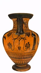 Antique Ceramic Jug with white background