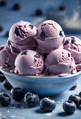 blueberry ice-cream 