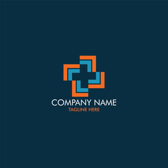 Obraz premium Plus or cross sign logo for medical companies
