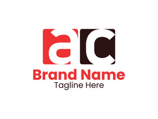 Creative Initial letter AC vector logo template. ca logo. ac design