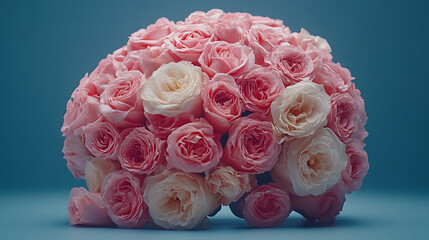 brain shaped like flowers, symbolizing creativity and growth, set against a soft, empty background that emphasizes the beauty of thought and the potential of ideas