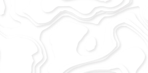 3D papercut banner of gradient white paper layers. Vector background design of horizontal abstract smooth origami shape paper cut, flowing liquid