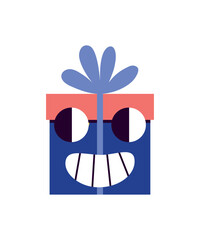 cute gift with face sticker