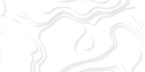 3D papercut banner of gradient white paper layers. Vector background design of horizontal abstract smooth origami shape paper cut, flowing liquid