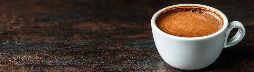Fototapeta premium Indulge in the rich aromas of freshly brewed coffee a perfect sip of warmth and comfort in every cup