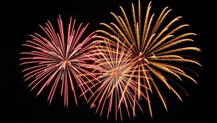 Stylized firework elements added to artwork for vibrant effect Vibrant Colorful