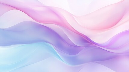 Obraz premium Soft Abstract Waves in Pastel Colors