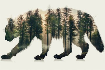 Forest silhouette representing wildlife conservation on World Wildlife Day.