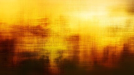 Abstract Blurred Ochre Yellow Tone Lights Background