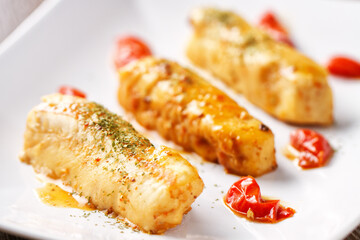 Cod Fillet with Aromatic Herbs