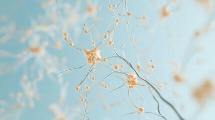 Close-Up of the Synaptic Gap Between Neurons