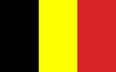 Belgium flag vector design and illustration , National flag of Belgium also with original color