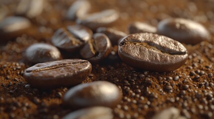 Fototapeta premium Coffe concept with coffee beans