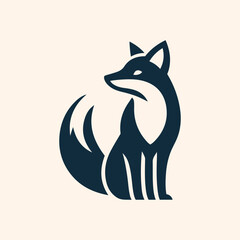 Dog logo icon vector illustration