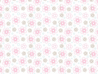 Seamless floral pattern background