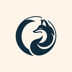 Fox logo icon vector illustration 1