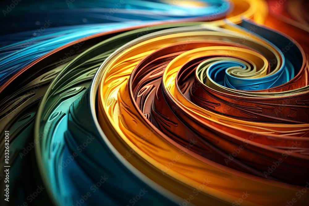 Poster intricate isolated fractal patterns on white background evoke a sense of infinity and wonder. backgr
