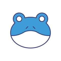 Frog vector icon stock illustration