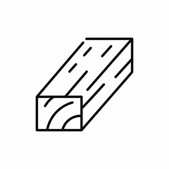plywood plank icon sign vector