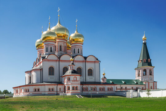 Assumption Cathedral of the Valdai Iversky Monastery. Valdai district, Novgorod region, Russia