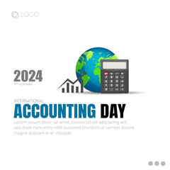Fototapeta premium International Accounting Day, observed on November 10th, celebrates the important role of accountants in the global economy.