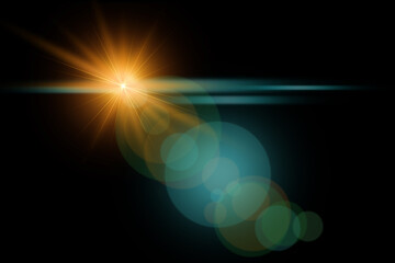 lens flares for photography and anamorphic lens flare