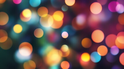 Fototapeta premium Colorful Bokeh Background for Creative Designs