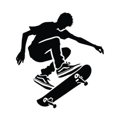 Skateboarder Silhouette