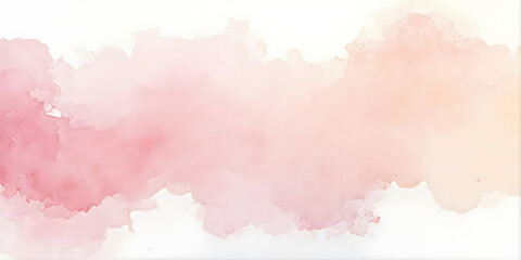 Obraz premium A soft, flowing watercolor texture in pastel tones, creating a serene and dreamy background perfect for art projects, invitations, or calming visuals