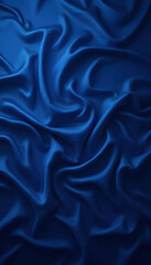 Fototapeta premium A soft velvet texture in deep royal blue, perfect for adding a touch of elegance and sophistication to any decor or fashion project